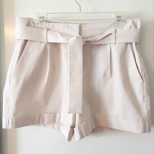 Lafayette 148 Belted City Shorts Size 8